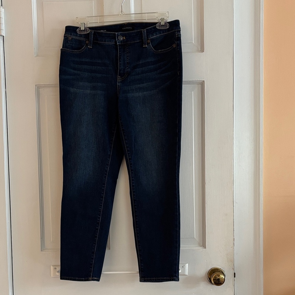 Talbots Deep Indigo Slim Ankle Jeans